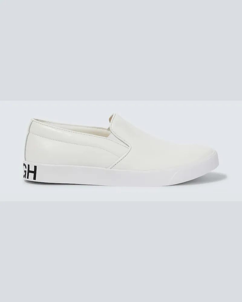 Comme des Garçons Comme des Garçons Homme Slip-Ons aus Leder Weiß
