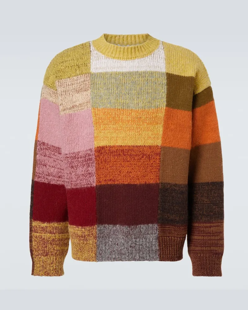 Dries van Noten Pullover aus einem Wollgemisch Multicolor