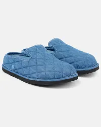 Birkenstock Slippers aus Denim Blau