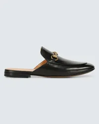 Gucci Slippers Princetown aus Leder Schwarz