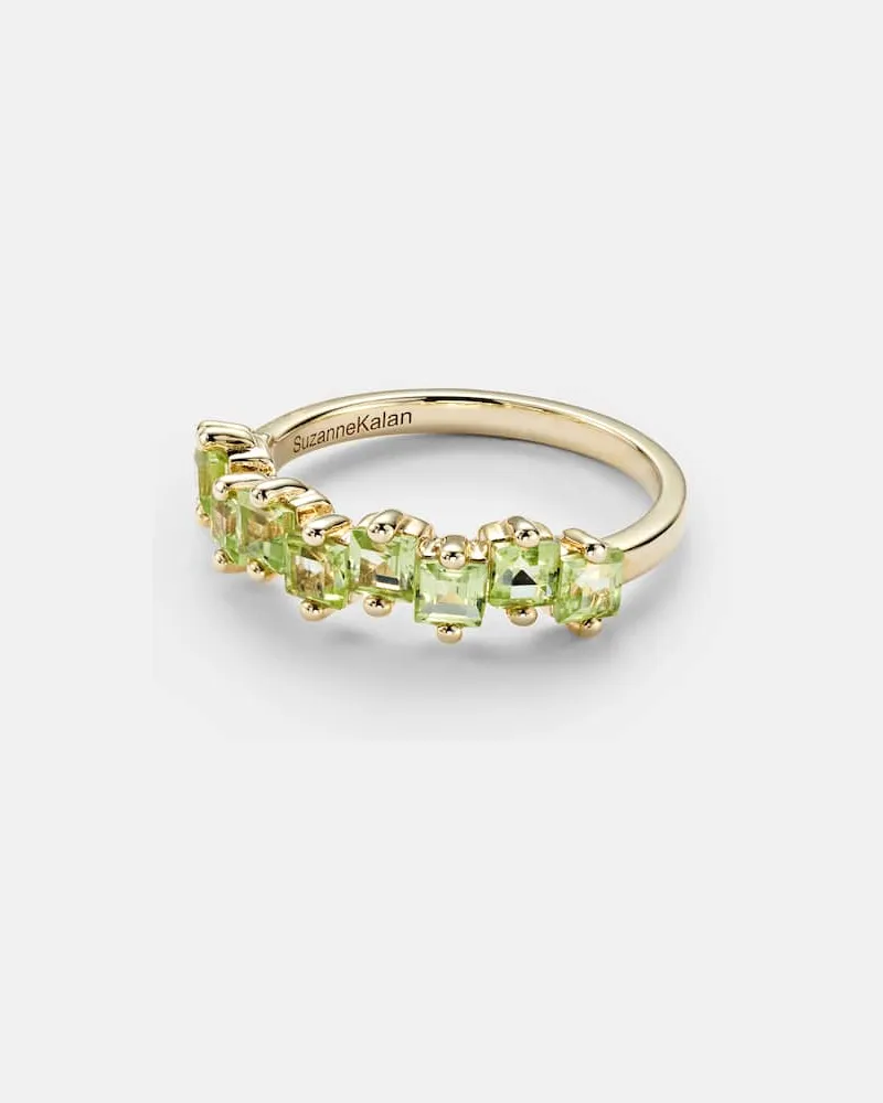 Suzanne Kalan Ring Cierra aus 14kt Gelbgold mit Peridot Grün