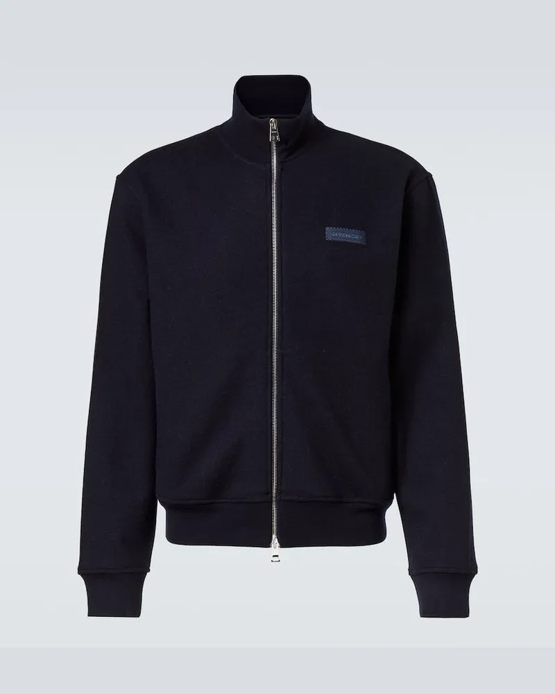Givenchy Jacke aus einem Wollgemisch Blau