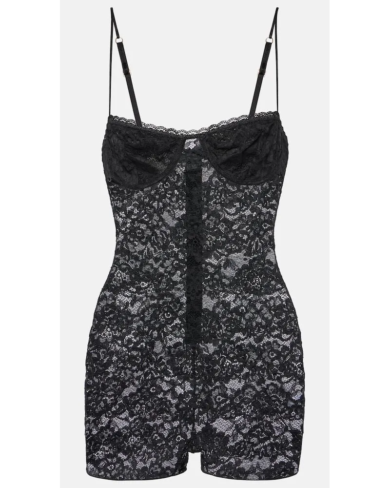 Oséree Oséree Body O-Lover aus Spitze Schwarz