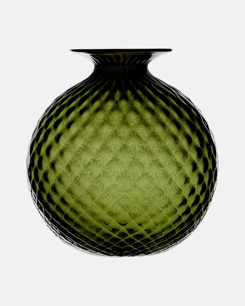 Venini Vase Monofiori Balloton Grün