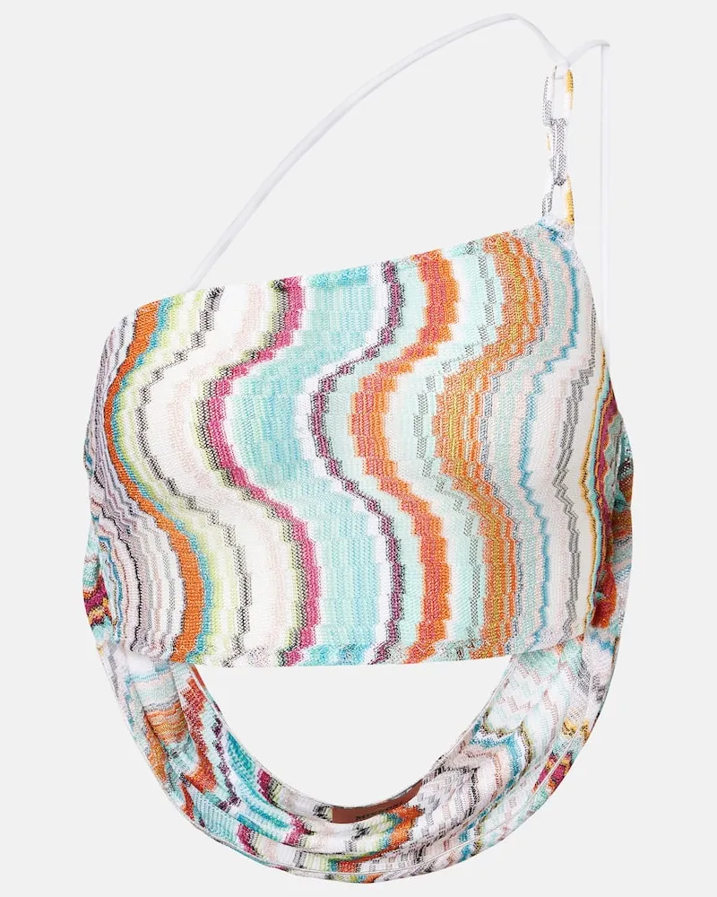 Missoni Cropped-Top aus Häkelstrick Multicolor