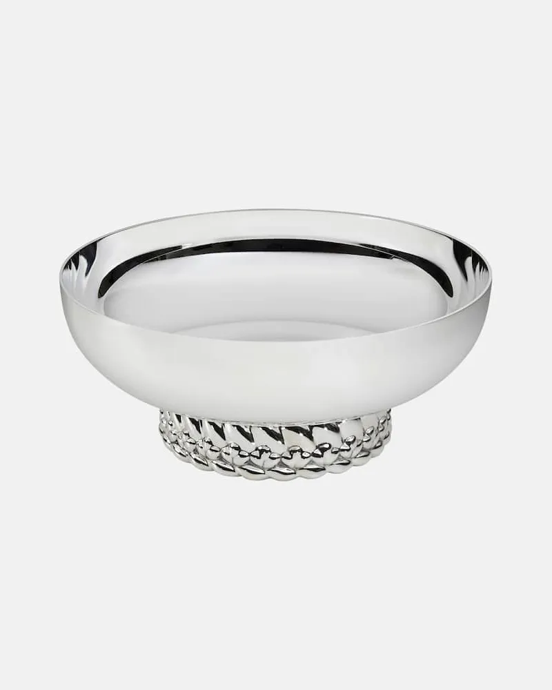 Christofle Servierschale Babylone Large Silber