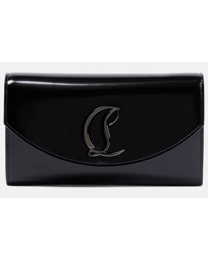 Christian Louboutin Portemonnaie Loubi54 aus Leder Schwarz