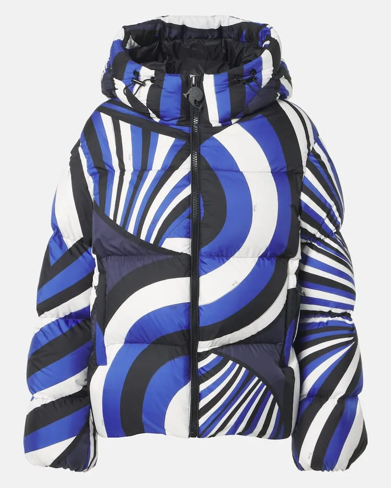 Emilio Pucci Daunenjacke Iride Blau