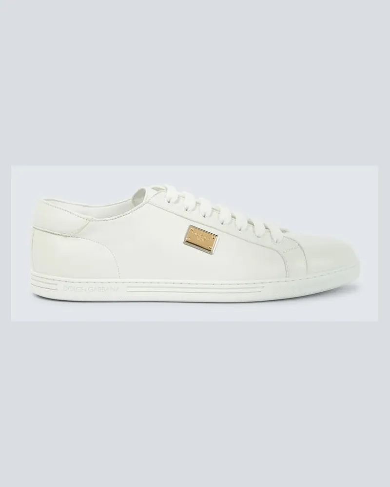 Dolce & Gabbana Sneakers Saint Tropez aus Leder Weiß