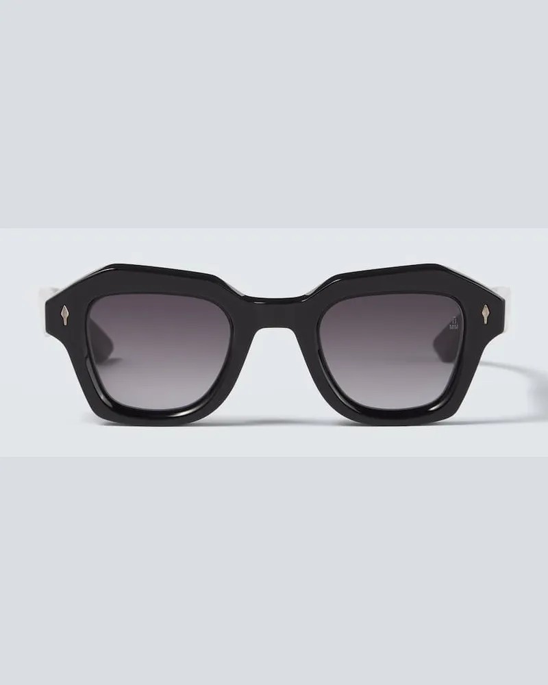 Jacques Marie Mage Eckige Sonnenbrille Eichler Schwarz