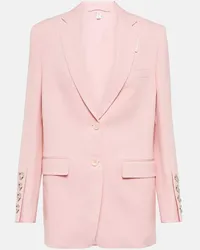 Burberry Blazer aus Wolle Pink