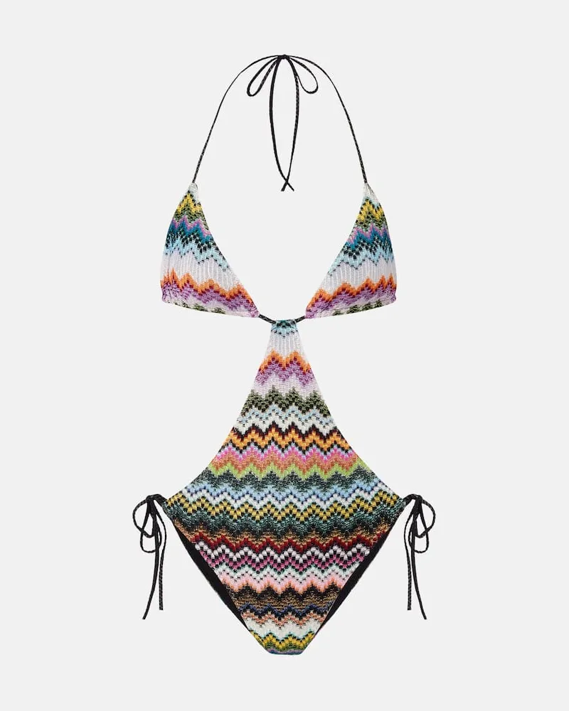 Missoni Badeanzug Zig Zag Multicolor