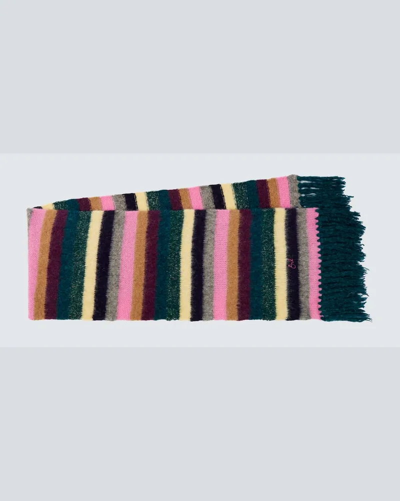 ERL Schal aus einem Alpakawollgemisch Multicolor