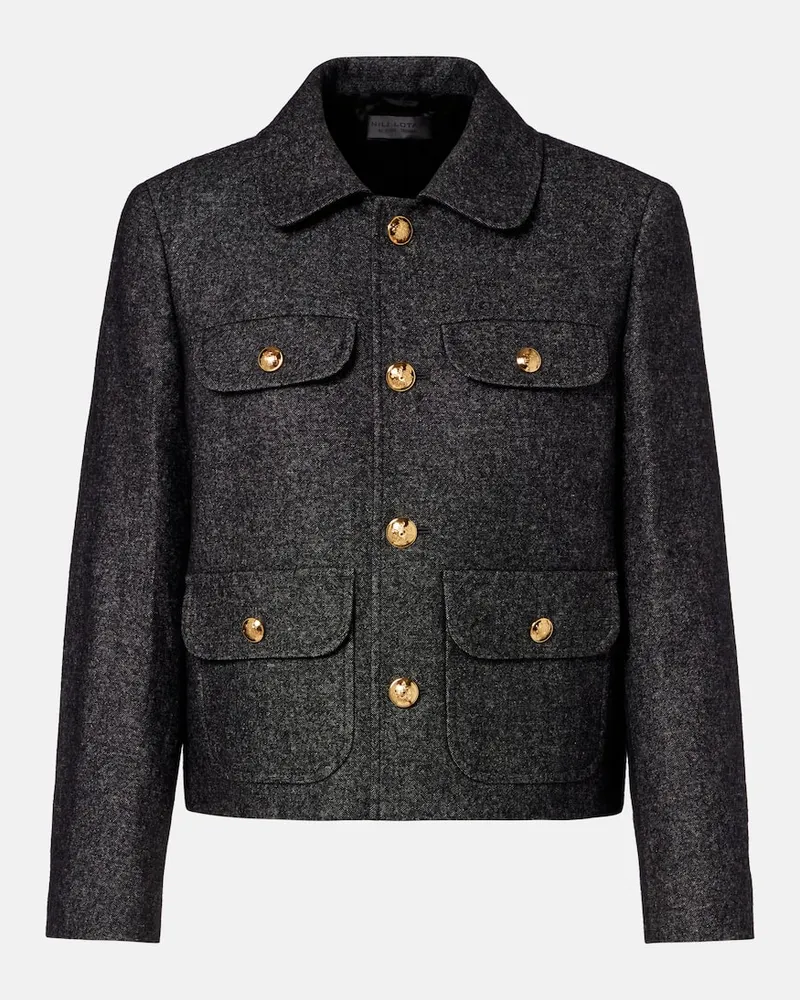 Nili Lotan Jacke Chamonix Grau