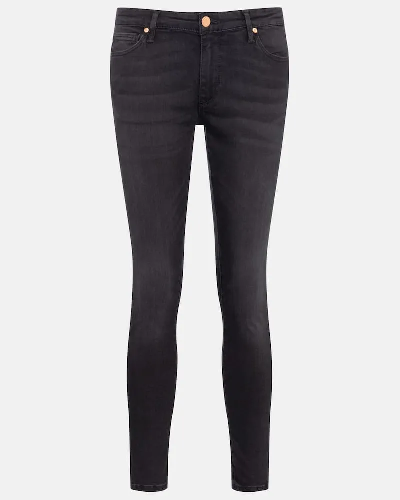 Adriano Goldschmied Skinny Jeans The Legging Ankle Schwarz