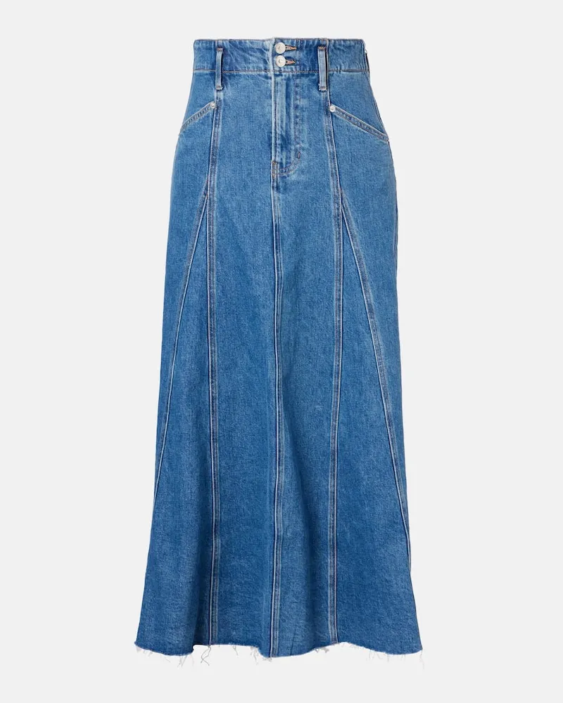 Veronica Beard Jeansrock Alix Blau