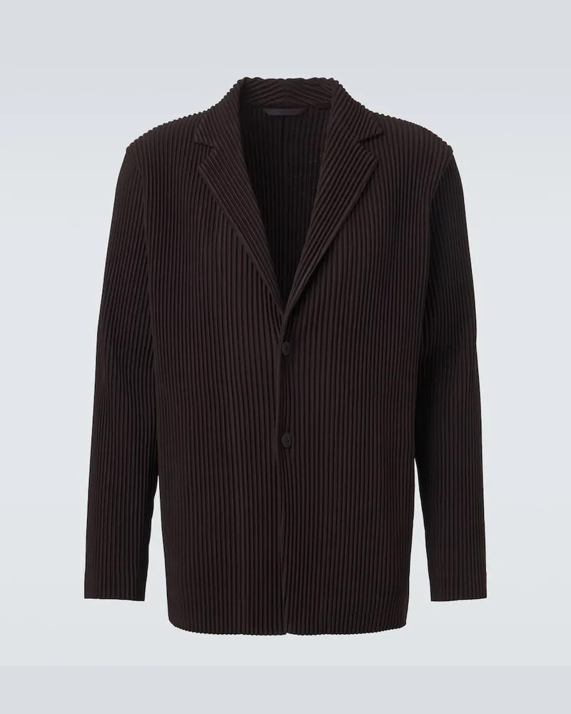 Issey Miyake Homme Plissé Issey Miyake Blazer Tailored Pleats 2 Schwarz