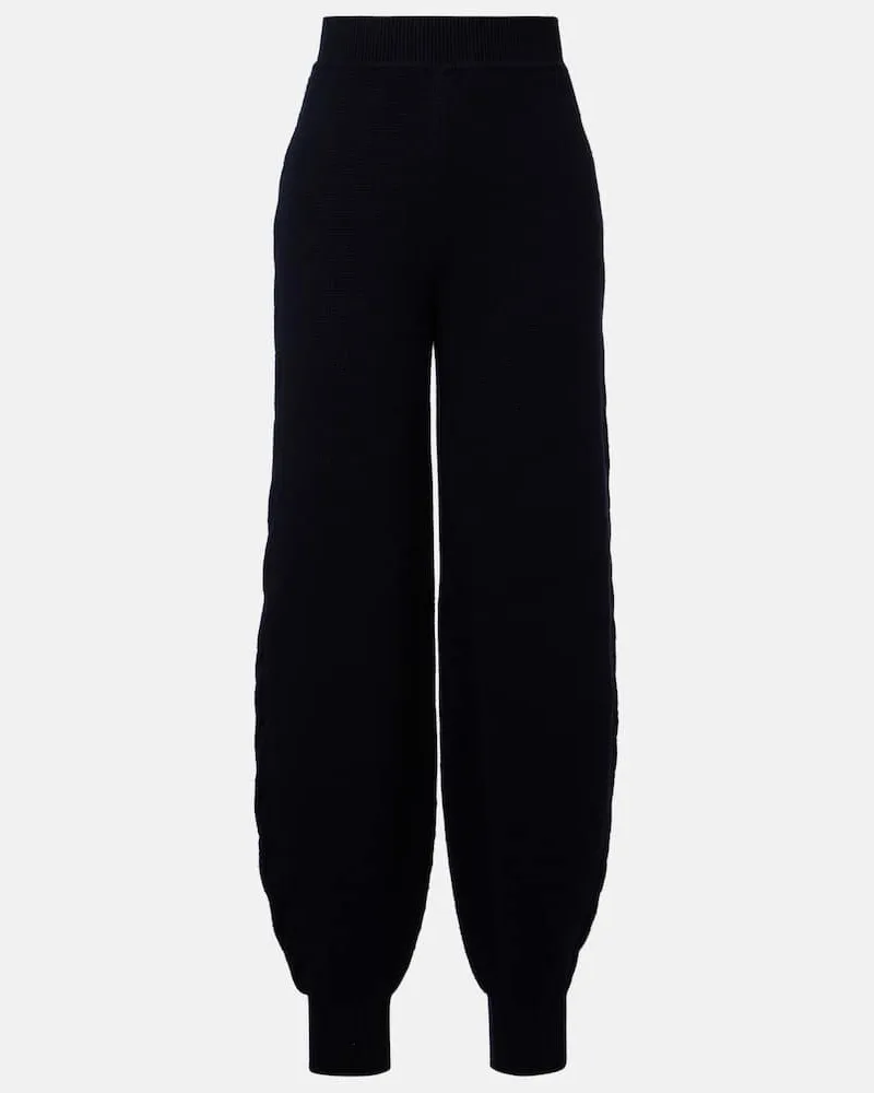 Loro Piana Jogginghose Napier aus Kaschmir Blau