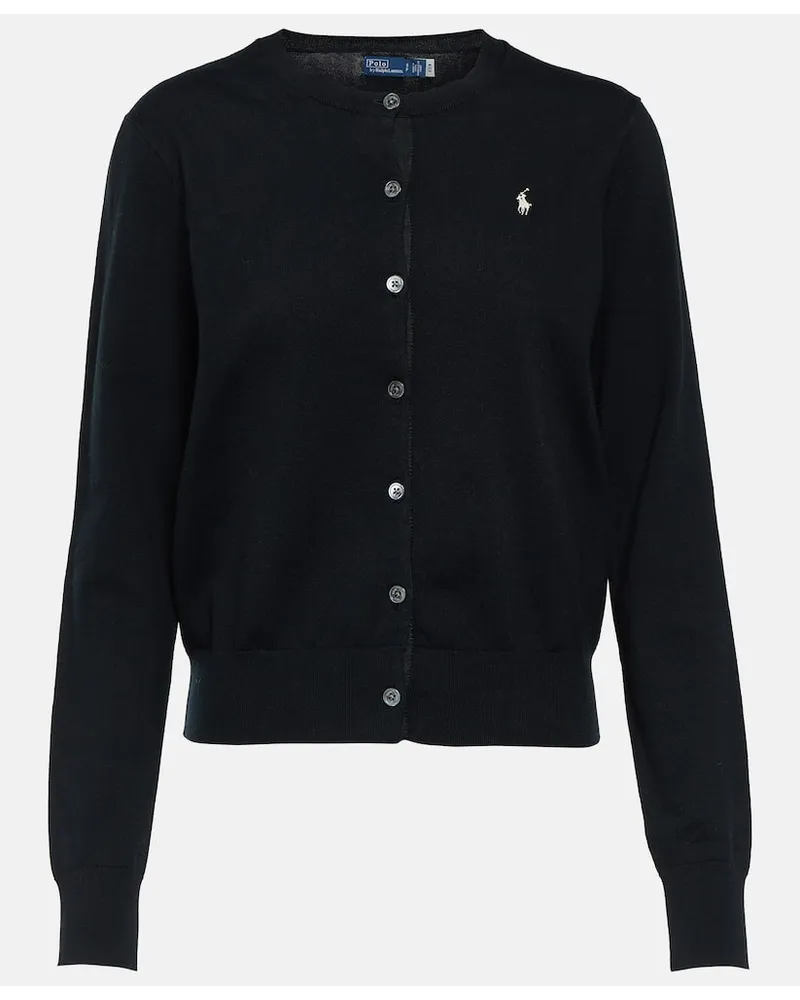 Ralph Lauren Cardigan aus einem Baumwollgemisch Schwarz