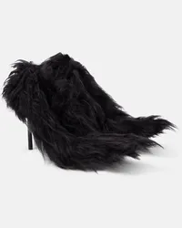 Balenciaga Pumps Flex Fur 110 aus Faux Fur Schwarz