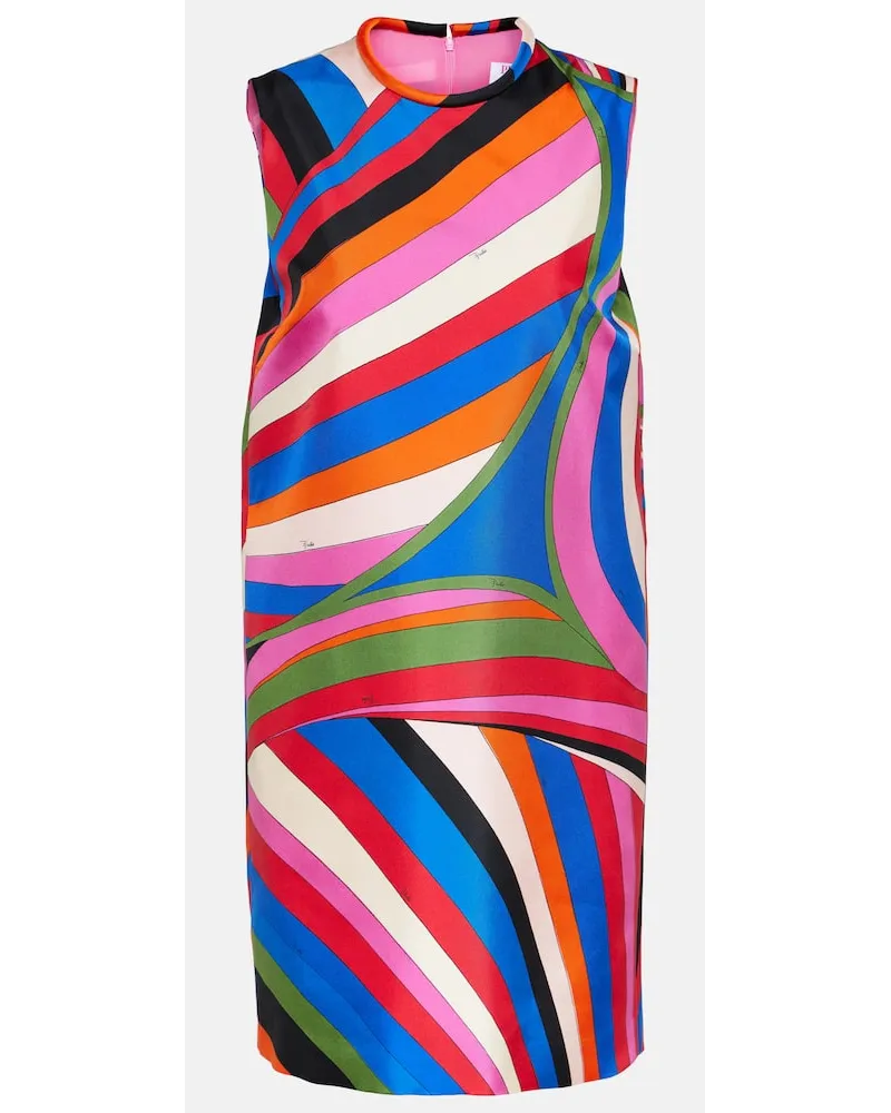 Emilio Pucci Kleid Iride aus Seide Multicolor