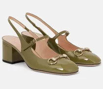 Mary-Jane-Pumps Horsebit 55 aus Lackleder