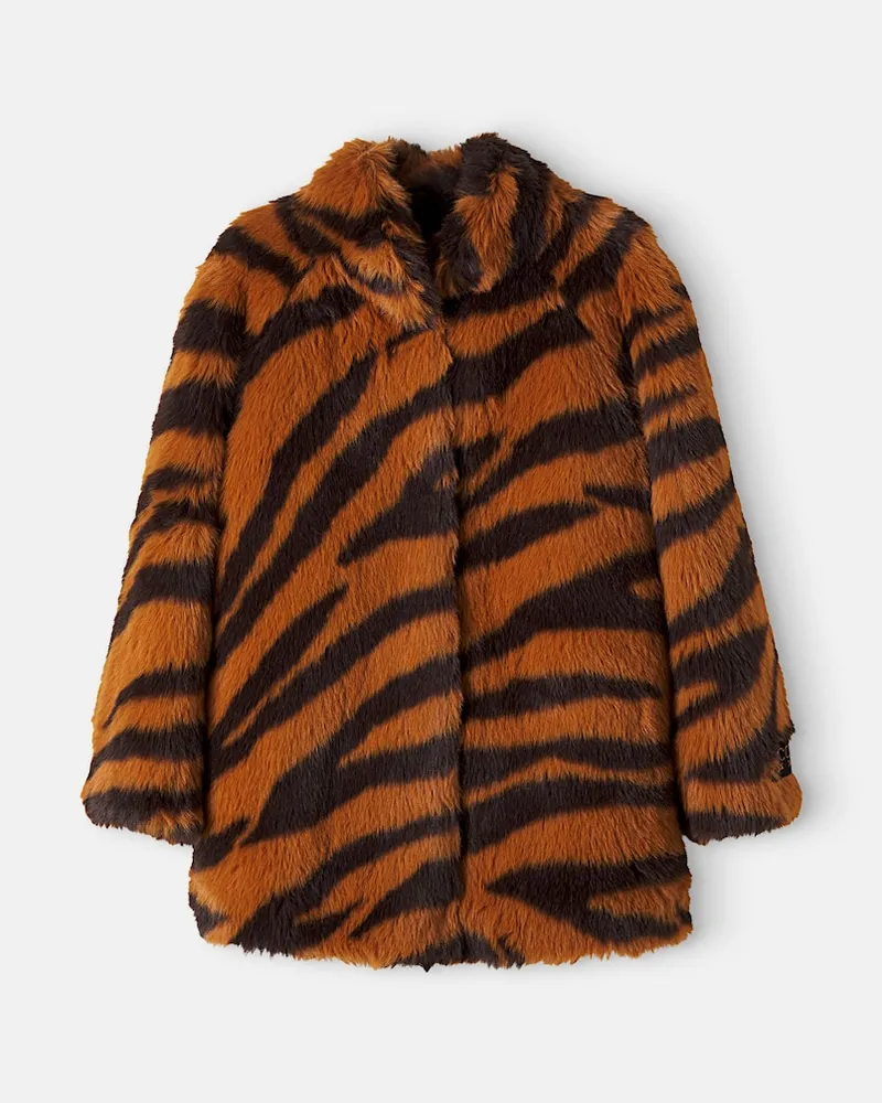 Gucci Bedruckter Mantel Orange