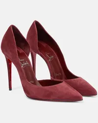 Christian Louboutin Pumps Iriza aus Veloursleder Rot