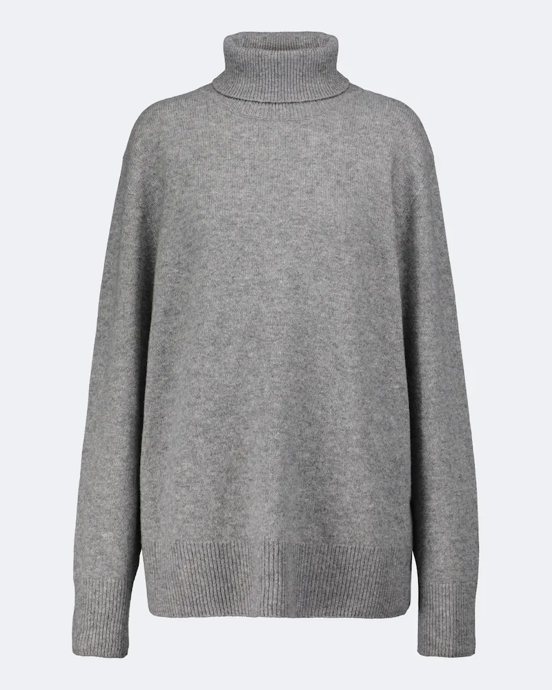 The Row Rollkragenpullover Stepny aus Wolle und Kaschmir Grau