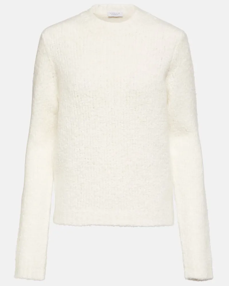 Gabriela Hearst Pullover Philippe aus Bouclé Weiß