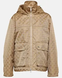 Gucci Jacke GG aus Canvas Braun