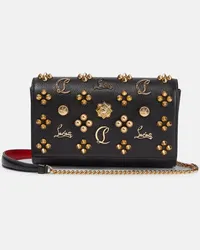 Christian Louboutin Clutch Paloma aus Leder Schwarz