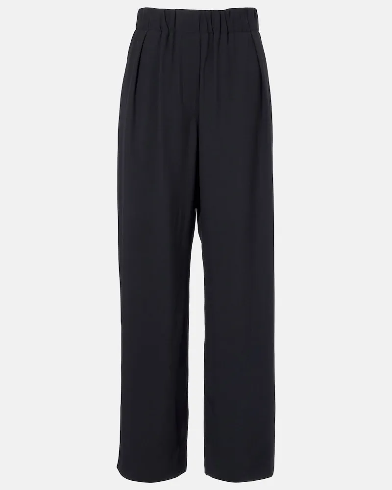 Jil Sander Wide Jeans Schwarz