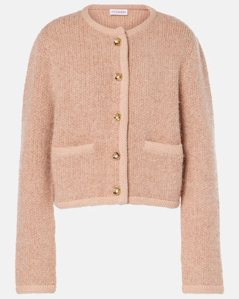 Altuzarra Cropped-Jacke Napoline aus Strick Pink