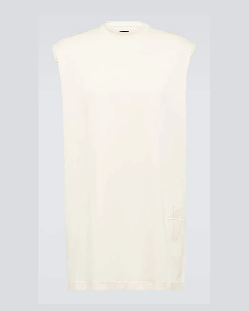 Rick Owens Top Tarp aus Baumwoll-Jersey Weiã
