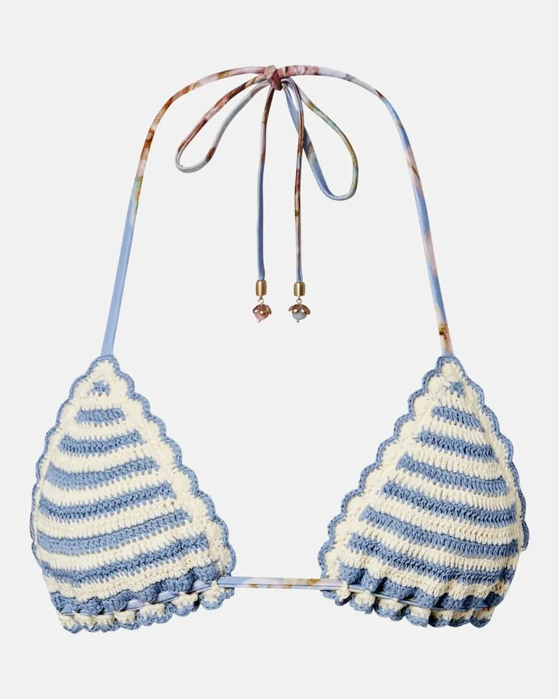 Zimmermann Bikini-Oberteil Awaken Blau