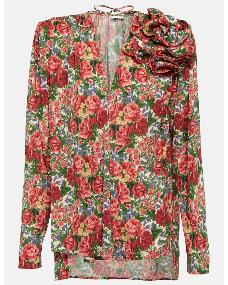 Magda Butrym Bedruckte Bluse Multicolor