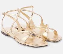 Sandalen Ayla 110 aus Metallic-Leder