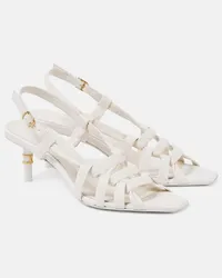 Chloé Chloe Sandalen Marcie 50 aus Leder Weiss