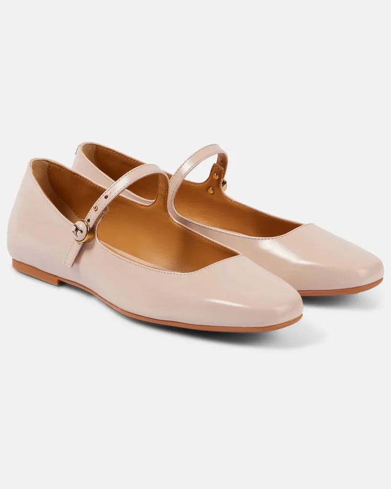 TOD'S Mary-Jane-Ballerinas aus Leder Rosa