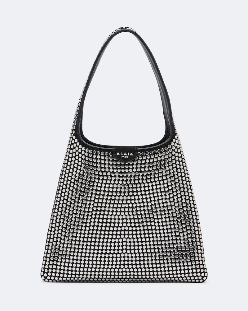 Alaïa Alaïa Verzierte Tote Bag aus Leder Schwarz