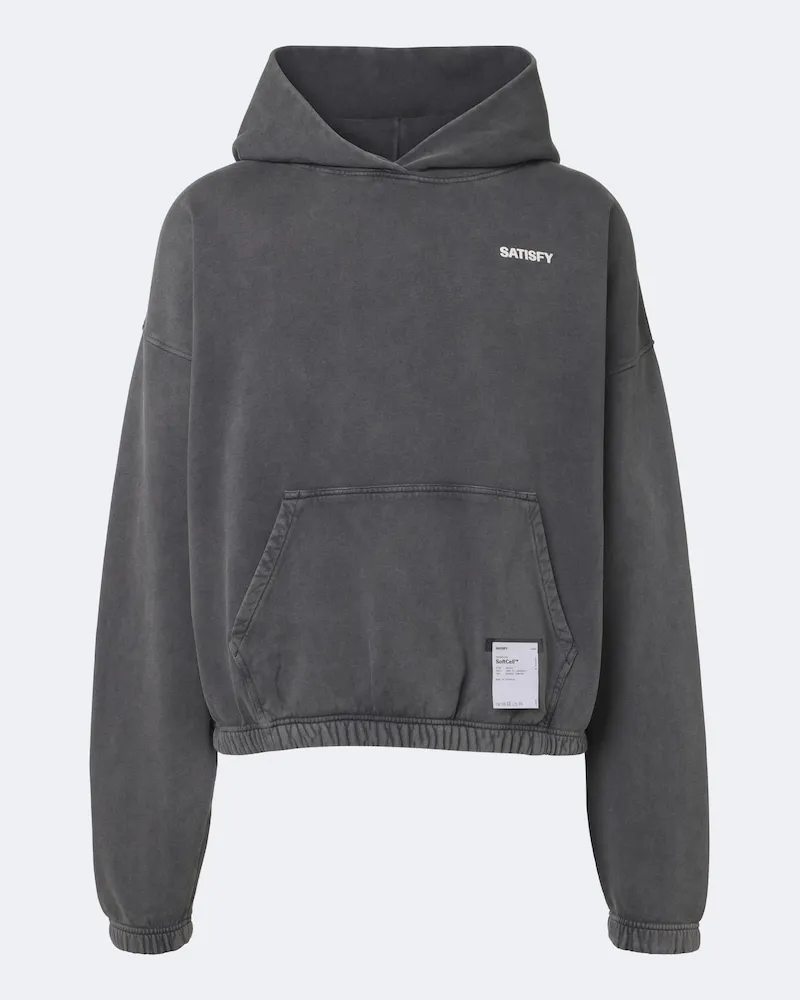Satisfy Hoodie aus Baumwollfrottee Grau