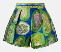 Alémais Bedruckte High-Rise Shorts
