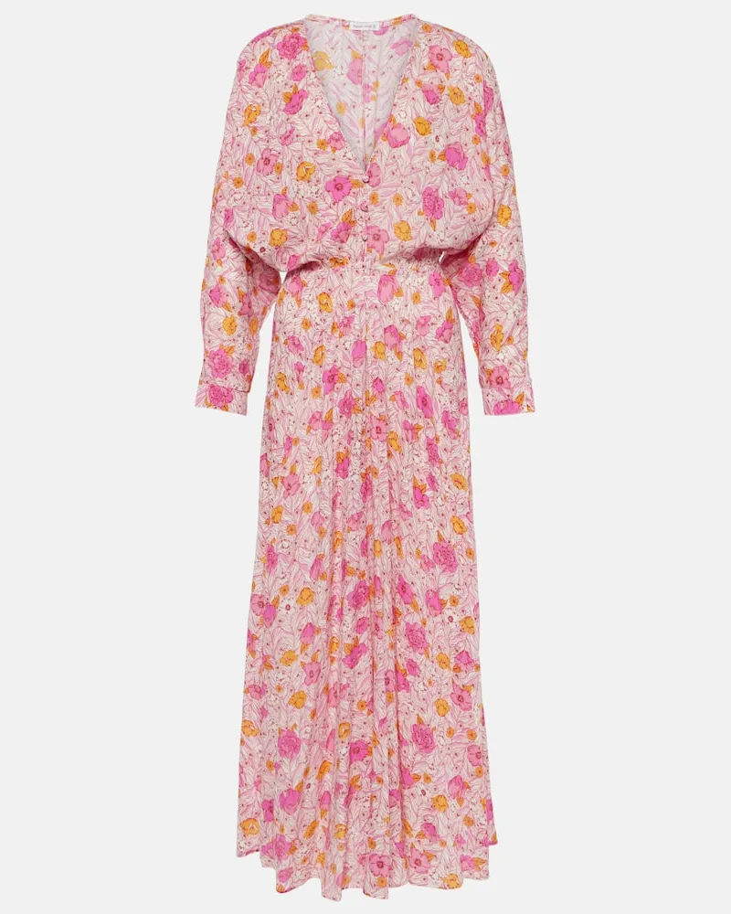 Poupette St Barth Maxikleid Ilona Rosa