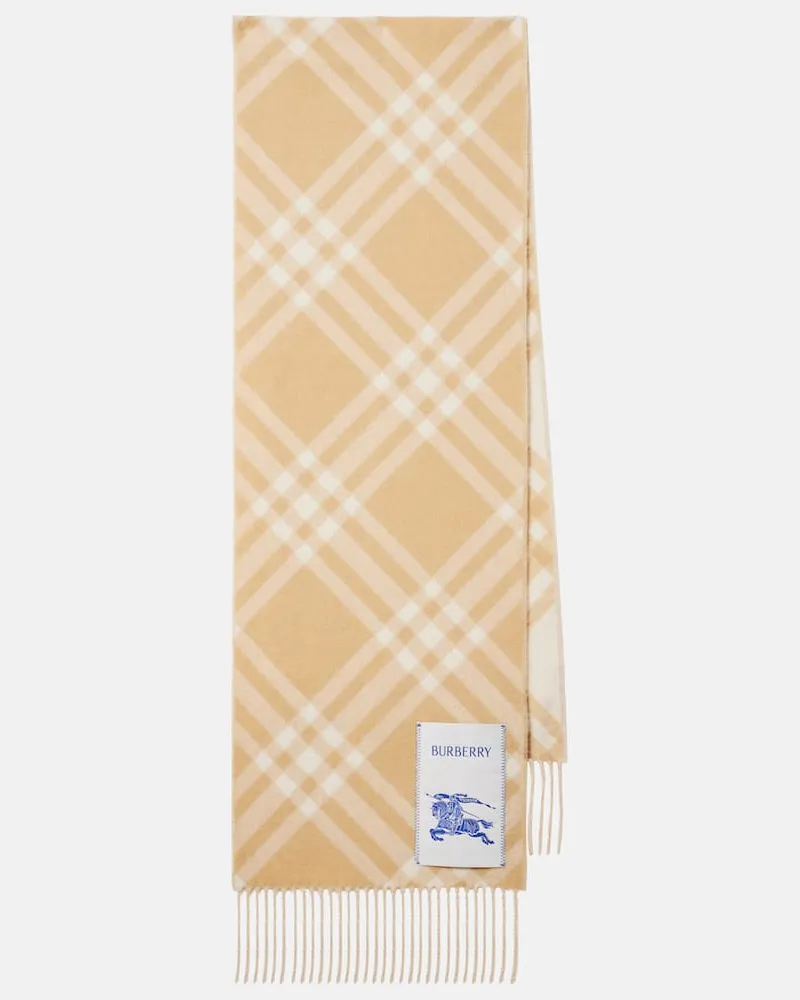 Burberry Schal EKD aus Kaschmir Beige