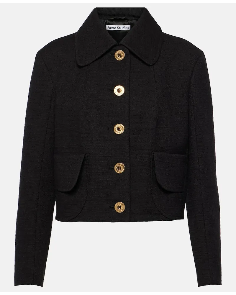 Patou Jacke aus einem Baumwollgemisch Schwarz