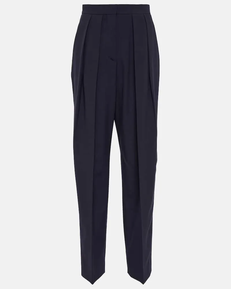 Stella McCartney High-Rise-Hose Schwarz