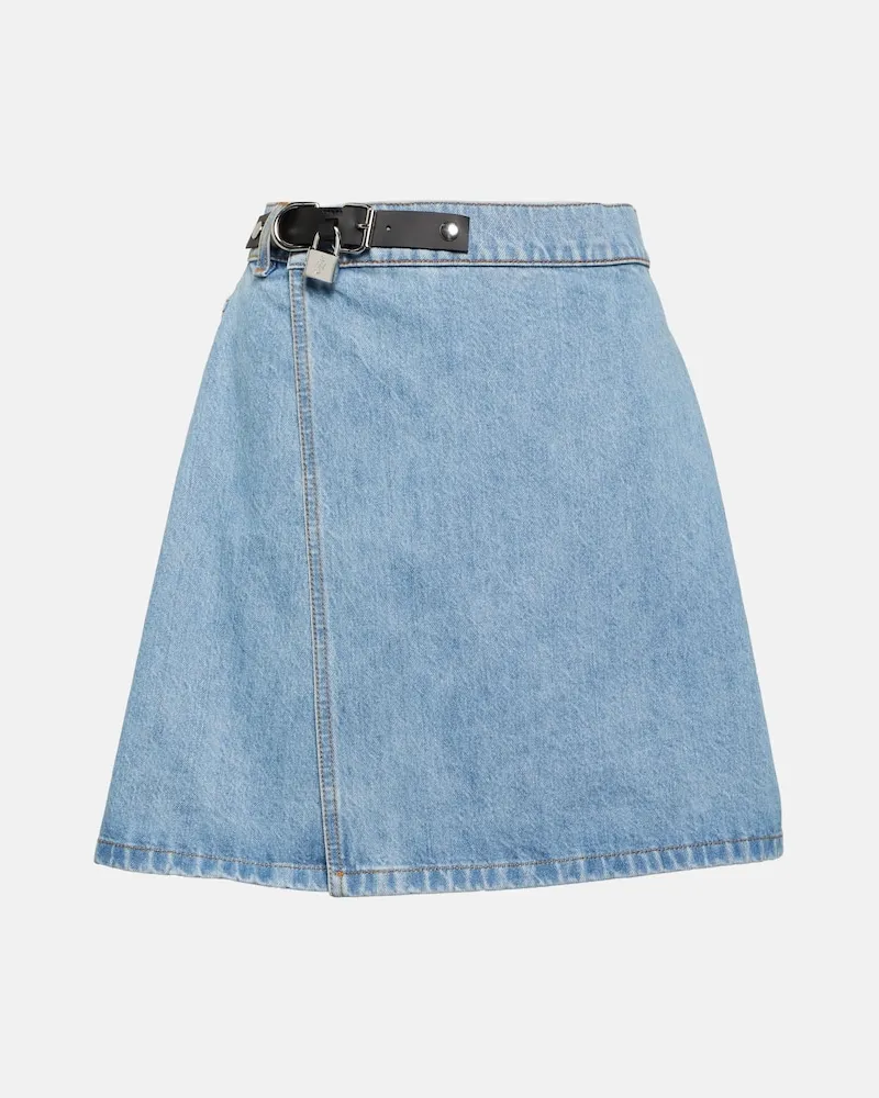 J.W.Anderson Verzierter Jeansrock Blau