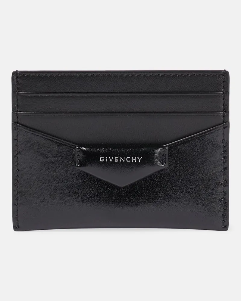 Givenchy Kartenetui Antigona aus Leder Schwarz