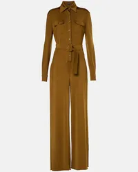 Tom Ford Jumpsuit aus Satin Gold